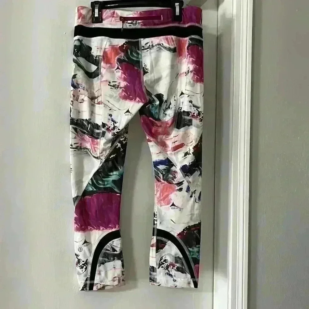 Lululemon pigment wave marble multicolor leggings - Picture 3 of 9